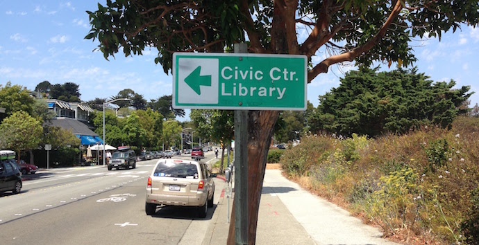 Civic Center Sign